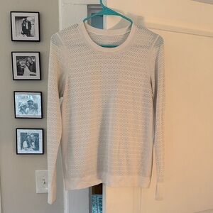 Perforated long sleeve lululemon workout top